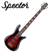 ������ Spector NS Icon 5 Neck Thru ���̽���Ÿ 5�� (Purple Cherry)