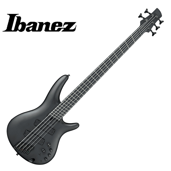 Ibanez 아이바네즈 Ibanez Iron Label SRMS625EX 베이스기타 5현 (BKF) Black Flat Color