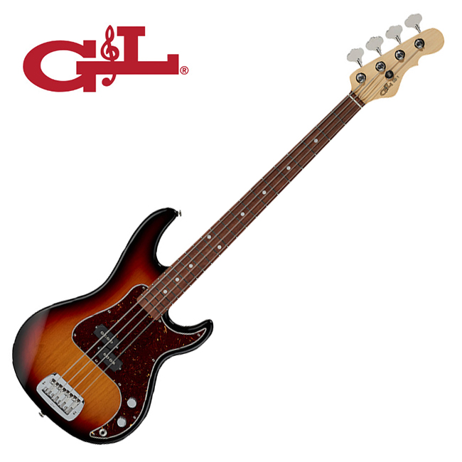 G&L 지엔엘 G&L Fullerton Deluxe JB 베이스 (3TS/RW) 3-Tone Sunburst / Rosewood Fingerboard