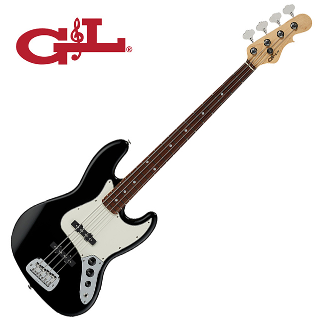 G&L 지엔엘 G&L Fullerton Deluxe JB 베이스 (JTB/RW) Jet Black / Rosewood Fingerboard