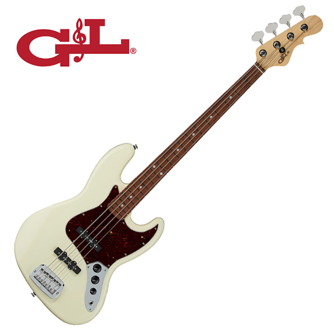 G&L 지엔엘 G&L Fullerton Deluxe JB 베이스 (VTW/RW) Vintage White / Rosewood Fingerboard