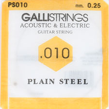 [����] Galli String Acoustic&Electric Plain Steel 010����(PS010)  