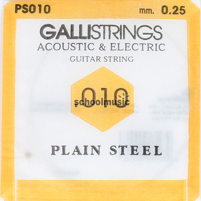 [����] Galli String Acoustic&Electric Plain Steel 010����(PS010)  