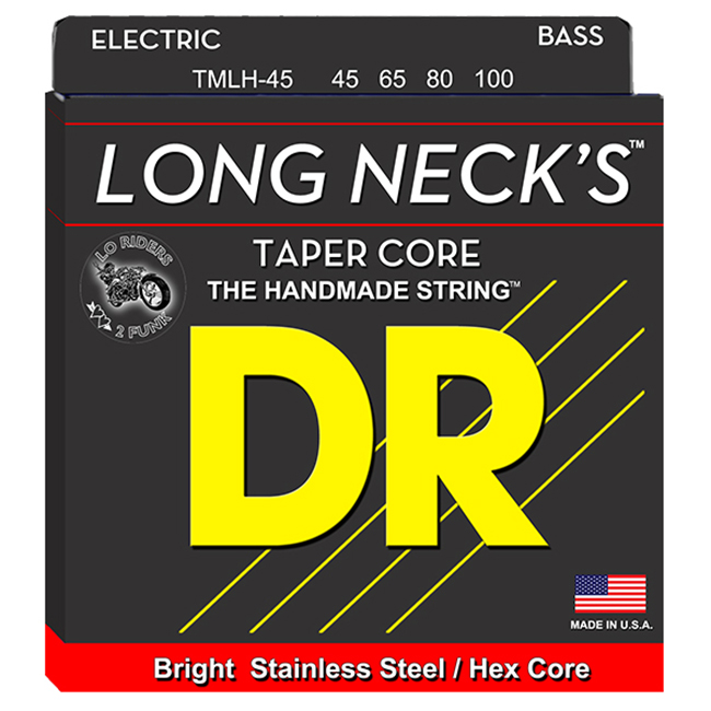 DR - Long Necks Taper Core Stainless Steel Bass Medium-Light / ��Ƽ������ ���̽� ��Ʈ�� 45-100 (TMLH45) 