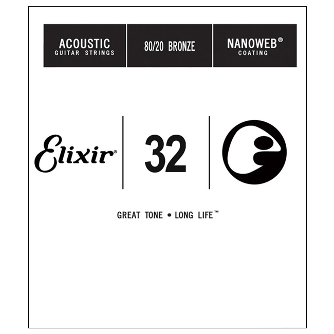 ������ Elixir NANOWEB 80/20 Bronze ������ ���Ÿ 032 ������ ���� 4��Ʈ (15132)