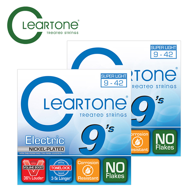 [����] [��Ʈ�� 2�� ��Ű��]<br>Cleartone - Electric Nickel Plated Super Light / �Ϸ���Ÿ ��Ʈ�� 009-042 (9409)