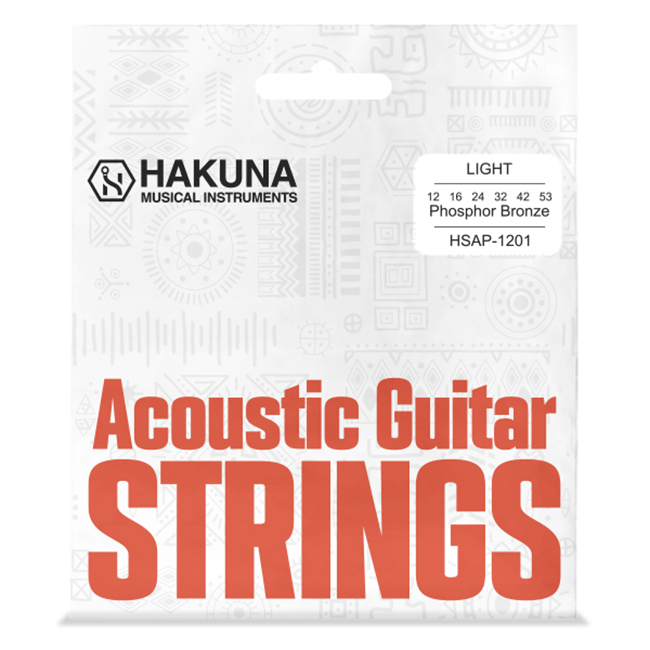 Hakuna ������ Phosphor Bronze ���Ÿ ��Ʈ�� 012-053 (HSAP-1201)