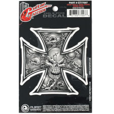 [����] Planet Waves Guitar Tattoo ��ƼĿ(GT77007)-Grey Iron Cross