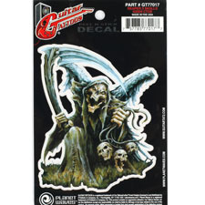 [����] Planet Waves Guitar Tattoo ��ƼĿ(GT77017)-Reaper 3 Skulls