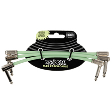 ��Ϻ� Ernie Ball Flex Patch Cable 3-Pack ��ġ���̺� ��Ʈ 15.2cm - Grow In Dark (P06475)
