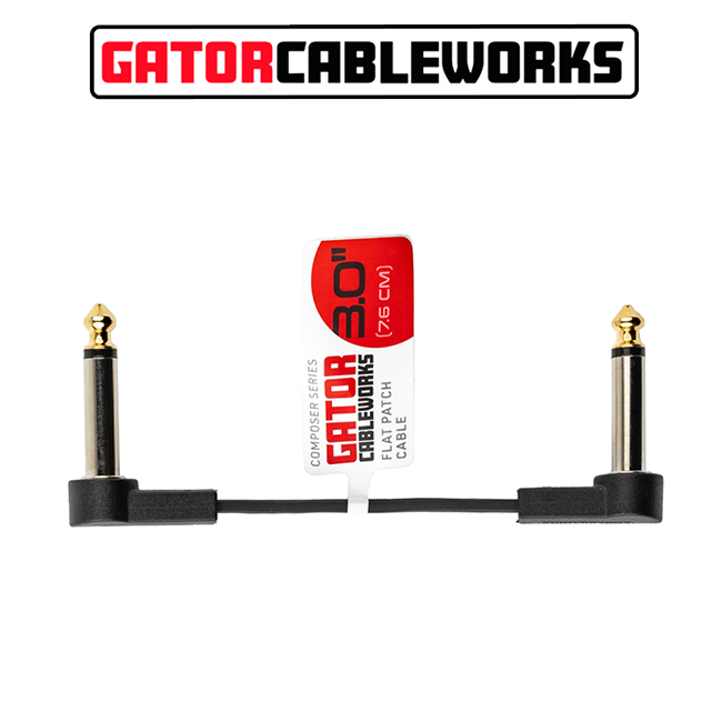 ������ ���̺����� Gator Cableworks Composer Flat Patch Cable ��ġ���̺� 7.6cm (GCWC-FPC3)