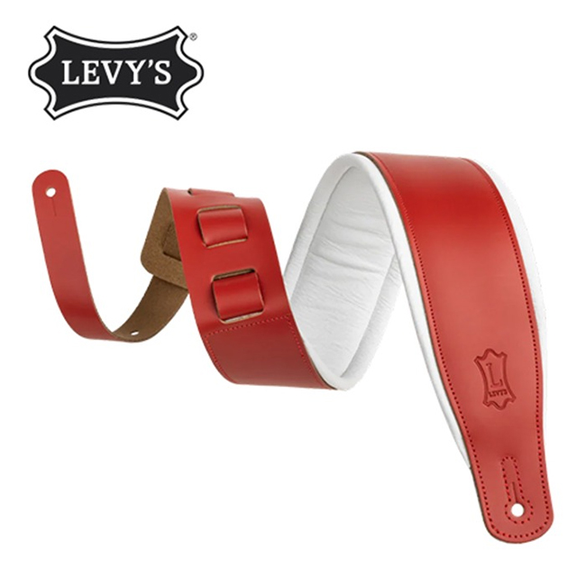 ���� Levys Amped Leather ��Ʈ�� (M26PD-RED-WHT)