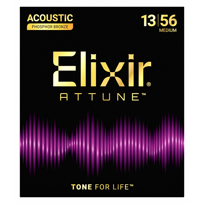 ������ Elixir Attune Phosphor Bronze ��ƪ ���Ÿ ��Ʈ�� 013-056 (21102) �� �̹��� 2