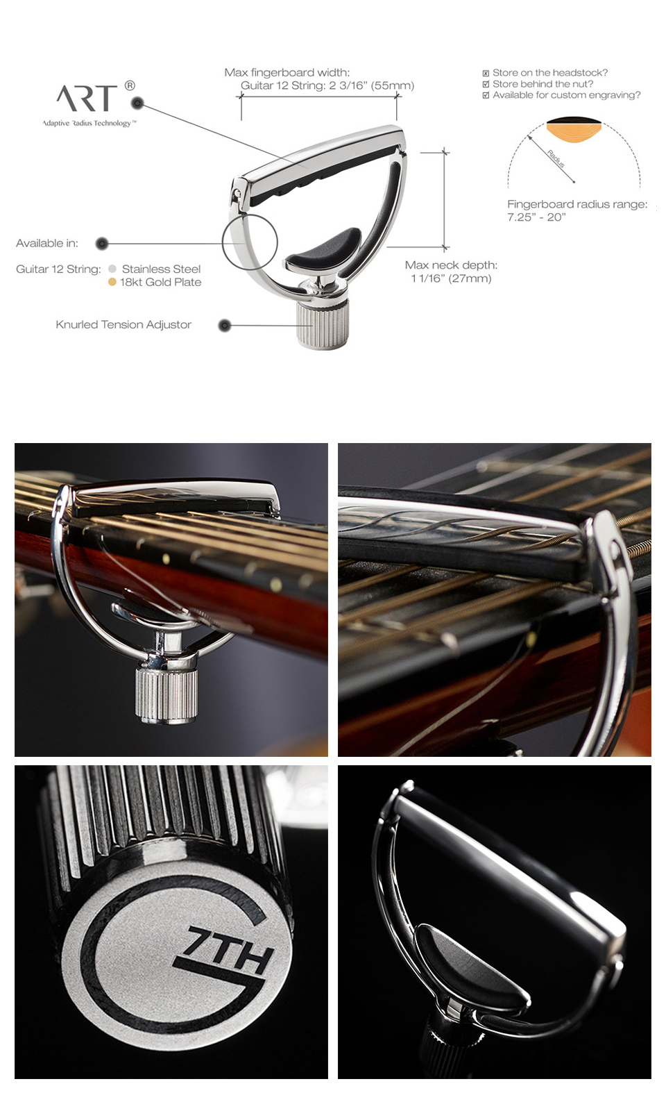G7th Heritage Guitar 12-String 12�� ī�� (Silver) �� �̹��� 3