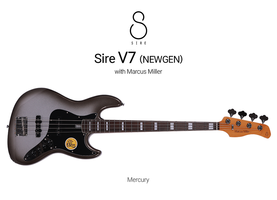 [New Gen] ���̾� SIRE ��Ŀ���з� Marcus Miller V7 ���̽���Ÿ (MERCURY) �� �̹��� 1