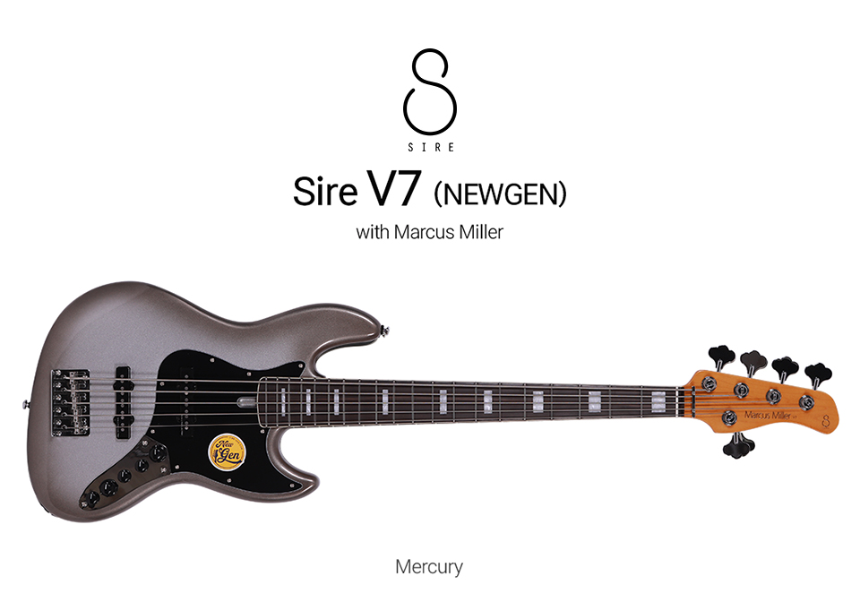 [New Gen] ���̾� SIRE ��Ŀ���з� Marcus Miller V7 5ST ���̽���Ÿ 5�� (MERCURY) �� �̹��� 1