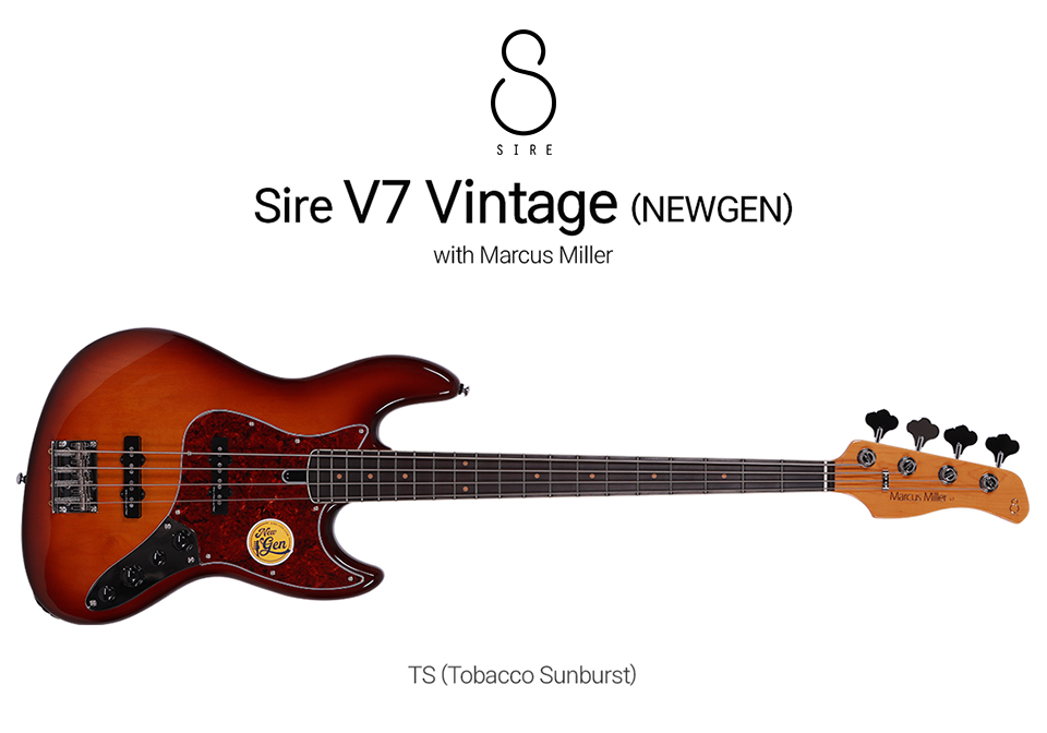 [New Gen] ���̾� SIRE ��Ŀ���з� Marcus Miller V7 Vintage ���̽���Ÿ (TS) �� �̹��� 1