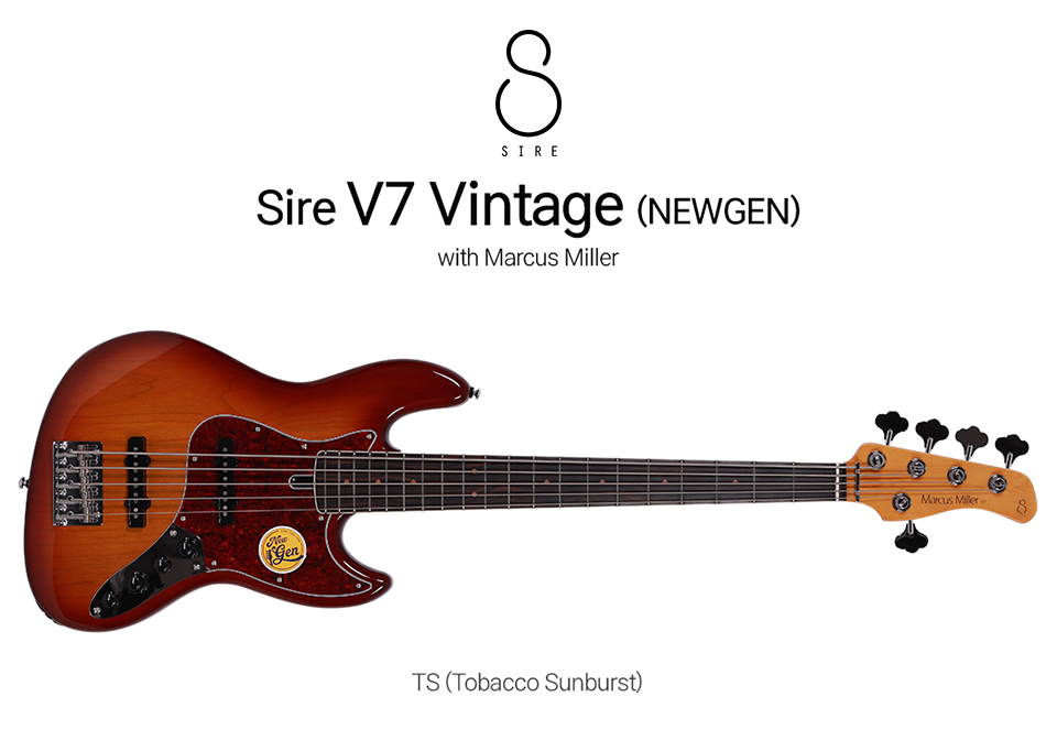 [New Gen] ���̾� SIRE ��Ŀ���з� Marcus Miller V7 Vintage 5ST ���̽���Ÿ 5�� (TS) �� �̹��� 1