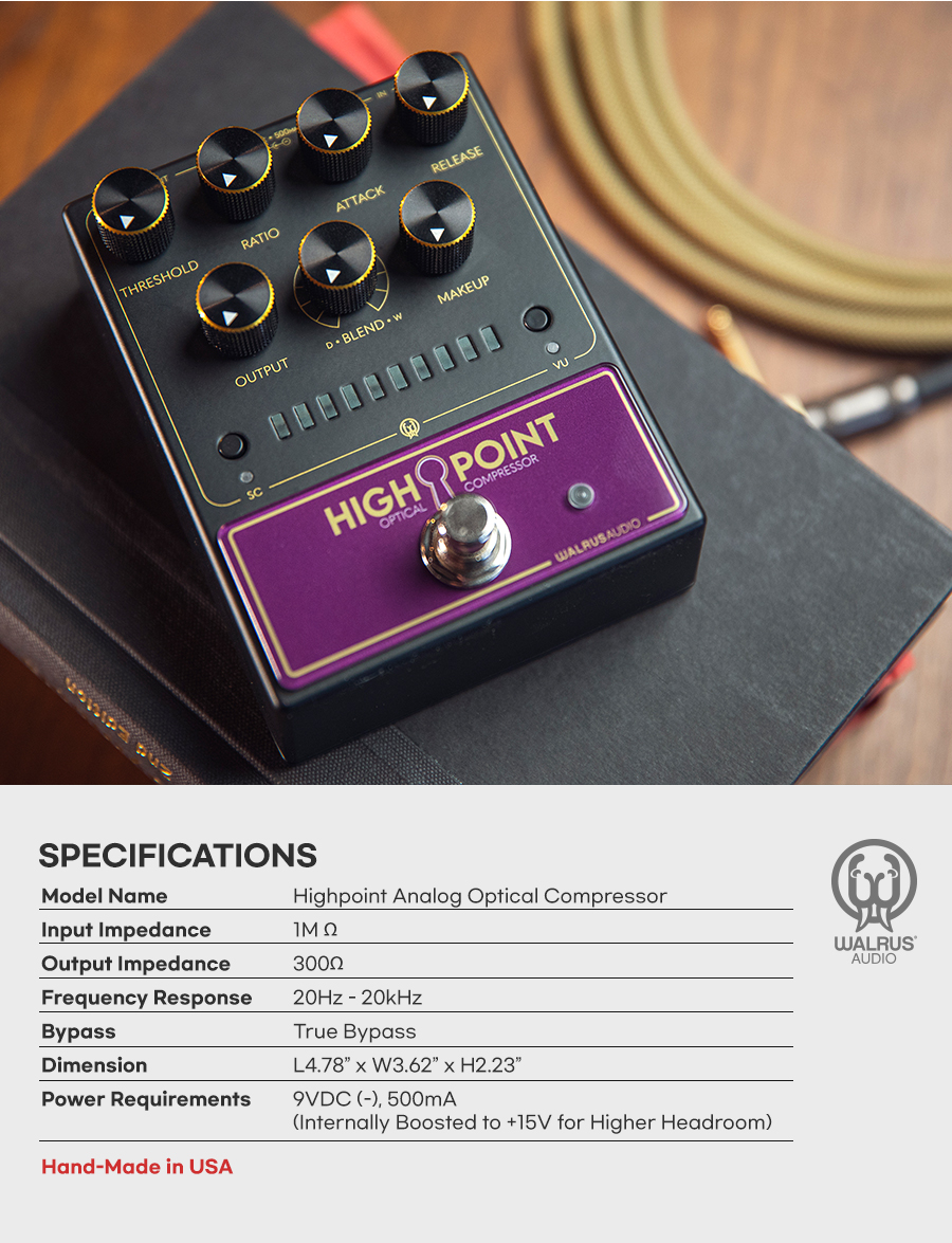 ������ ����� Walrus Audio Highpoint �Ƴ��α� ��Ƽ�� �������� �� �̹��� 12