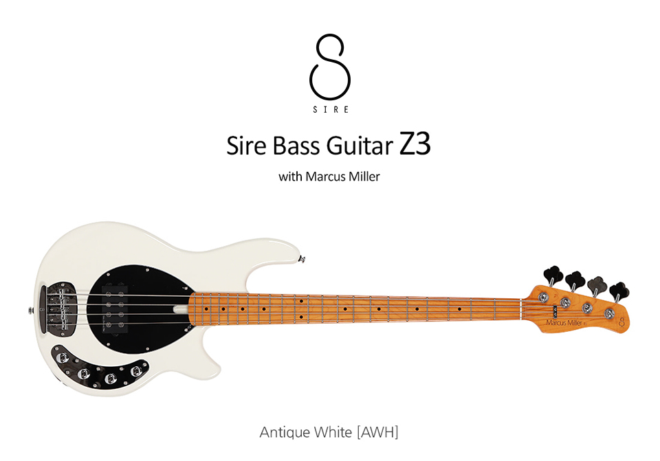 ���̾� SIRE ��Ŀ���з� Marcus Miller Z3 ���̽���Ÿ (AWH) �� �̹��� 1