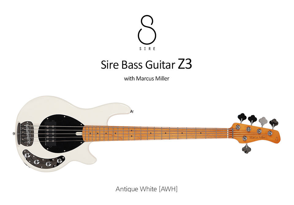 ���̾� SIRE ��Ŀ���з� Marcus Miller Z3 5ST ���̽���Ÿ 5�� (AWH) �� �̹��� 1
