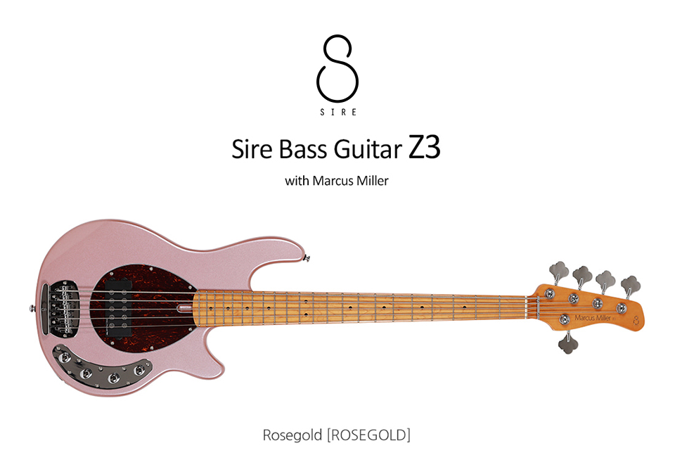 ���̾� SIRE ��Ŀ���з� Marcus Miller Z3 5ST ���̽���Ÿ 5�� (ROSEGOLD) �� �̹��� 1