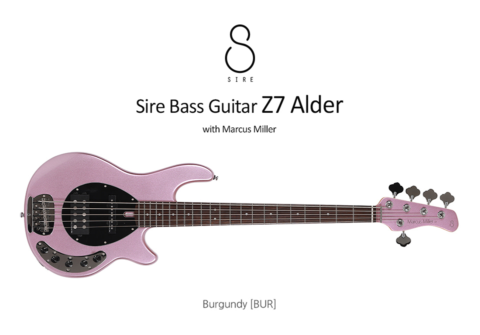 ���̾� SIRE ��Ŀ���з� Marcus Miller Z7 5ST ���̽���Ÿ 5�� (BUR) �� �̹��� 1