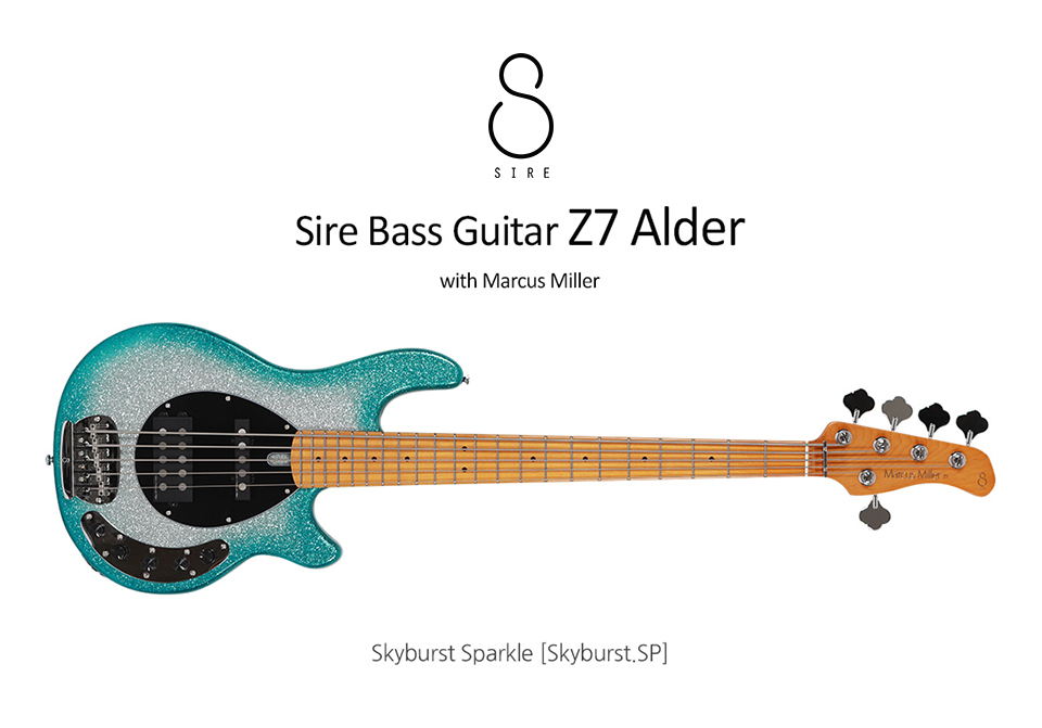 ���̾� SIRE ��Ŀ���з� Marcus Miller Z7 5ST ���̽���Ÿ 5�� (Skyburst.SP) �� �̹��� 1