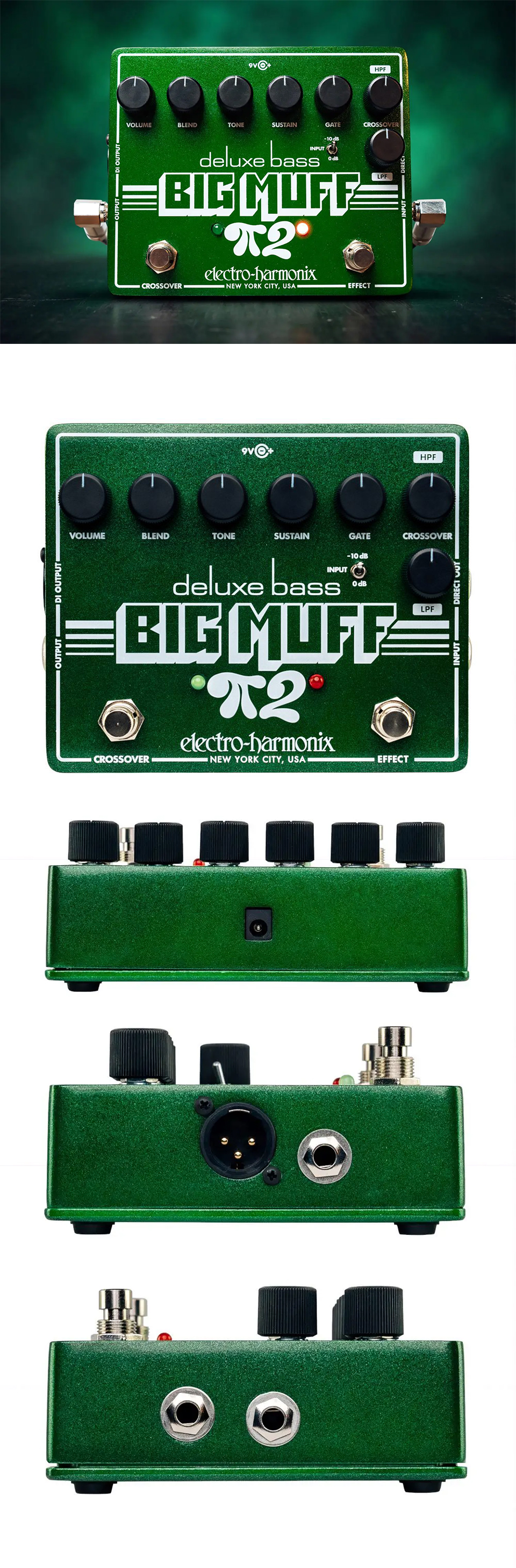 �Ϸ�Ʈ�� �ϸ�н� Electro Harmonix Deluxe Bass Big Muff Pi 2 ���̽� ����� �� �̹��� 2