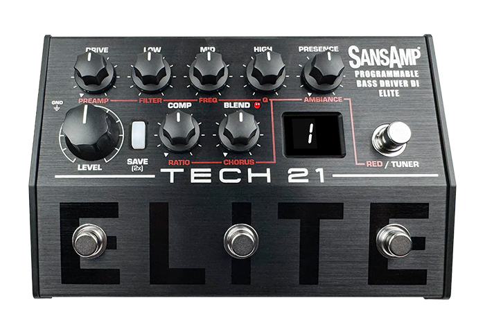 ��ũ21 Tech21 �꽺���� SansAmp Programmable Bass DI Elite �� �̹��� 1