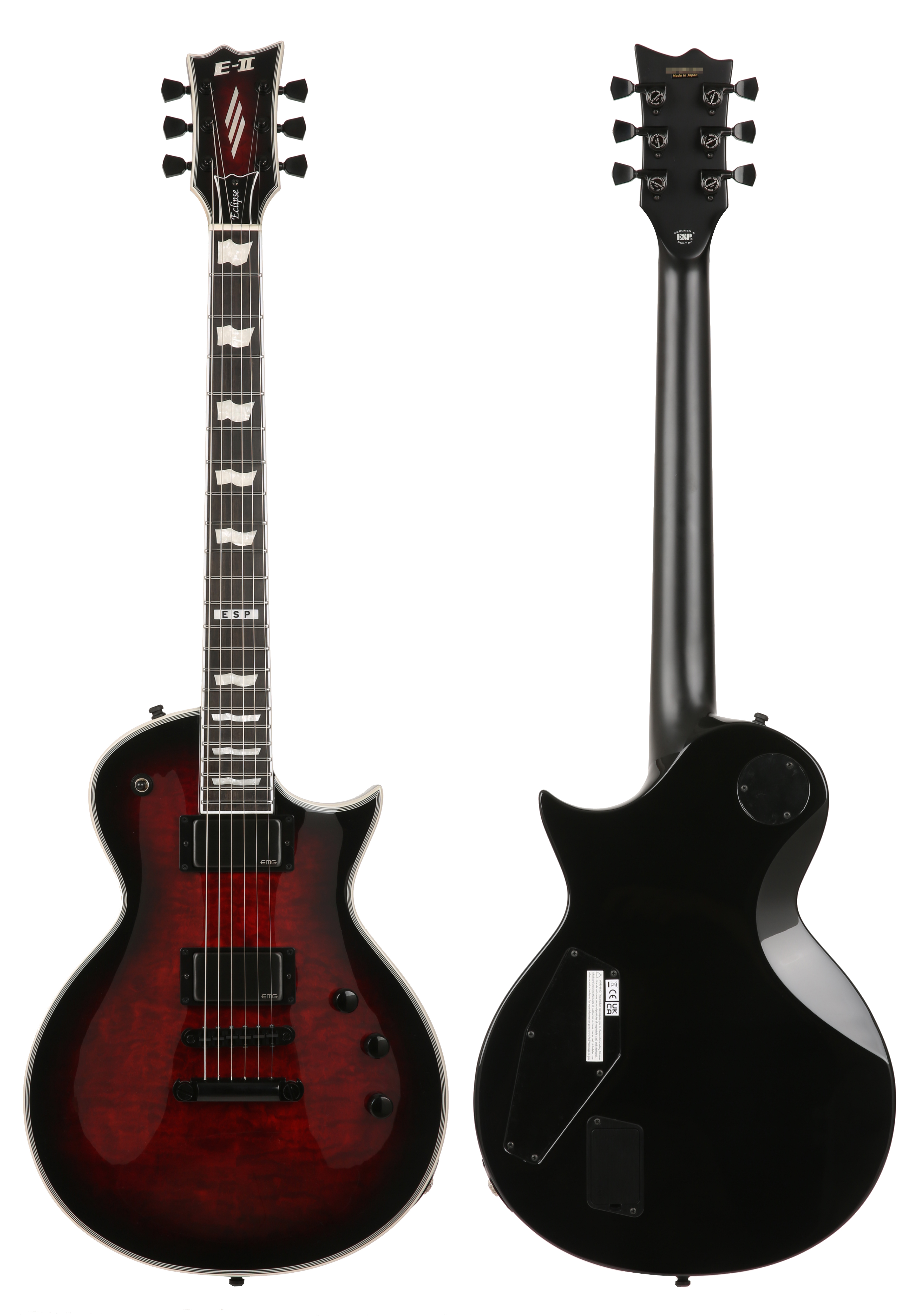 ESP E-II Eclipse �Ϸ���Ÿ (See Thru Black Cherry Sunburst) �� �̹��� 3