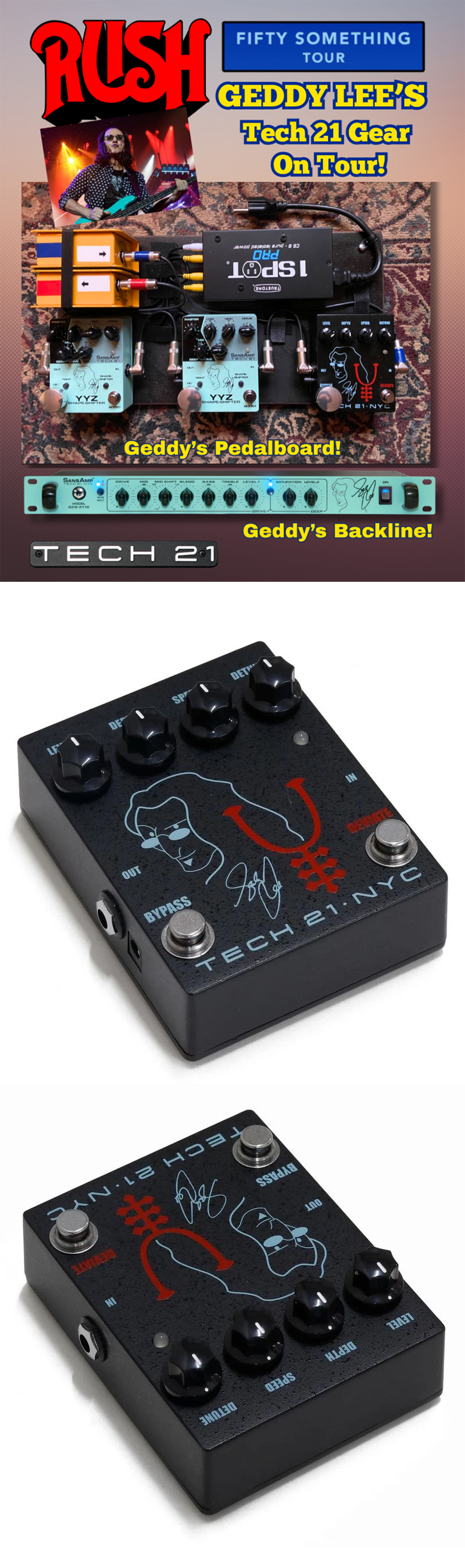 ��ũ21 Tech21 Geddy Lee Amalgamation Chorus (GL-CH) �� �̹��� 2
