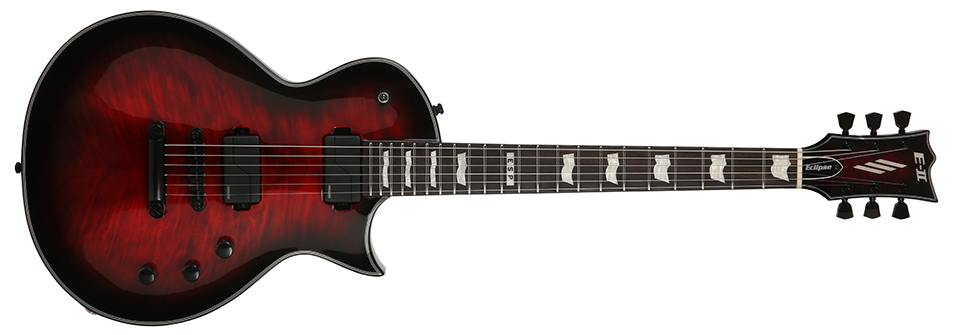 ESP E-II Eclipse �Ϸ���Ÿ Fluence (See Thru Black Cherry Sunburst) �� �̹��� 2
