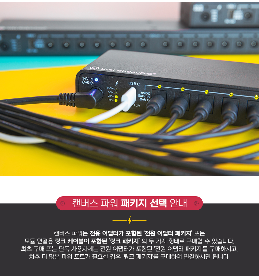 ������ ����� Walrus Audio Canvas Power 15 ĵ���� �Ŀ����ö��� (��ũ ��Ű��) �� �̹��� 9