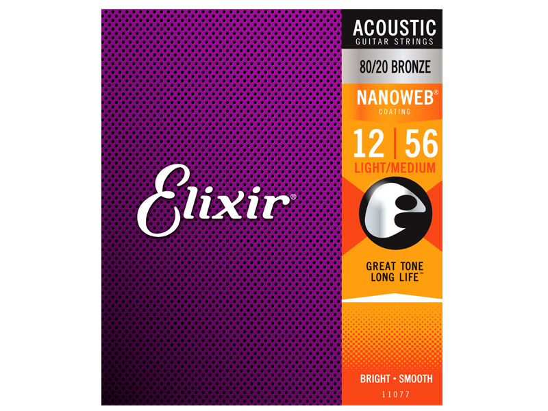 ������ Elixir NANOWEB 80/20 Bronze ������ ���Ÿ ��Ʈ�� 012-056 (11077) �� �̹��� 1