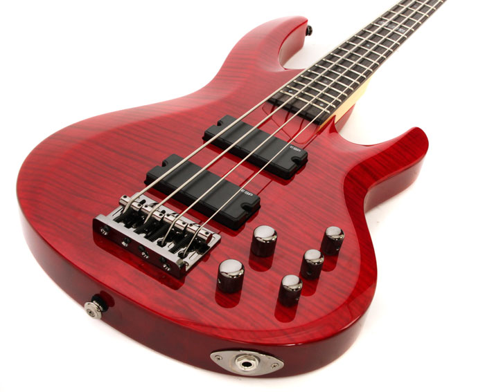 エレキベース レッド 24フレット LTD B-154DX エレキベース レッド 24フレット LTD B-154DX 5弦ベース特集・第