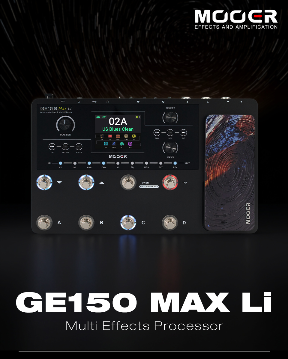 ���� Mooer Audio GE150 MAX Li ��Ƽ������ �� �̹��� 1