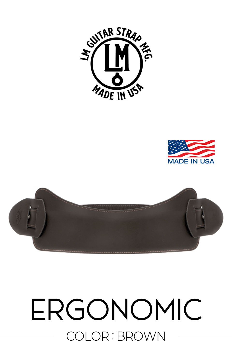 LM Ergonomic Foam Pad ��Ʈ�� (LS-322L BR) �� �̹��� 1