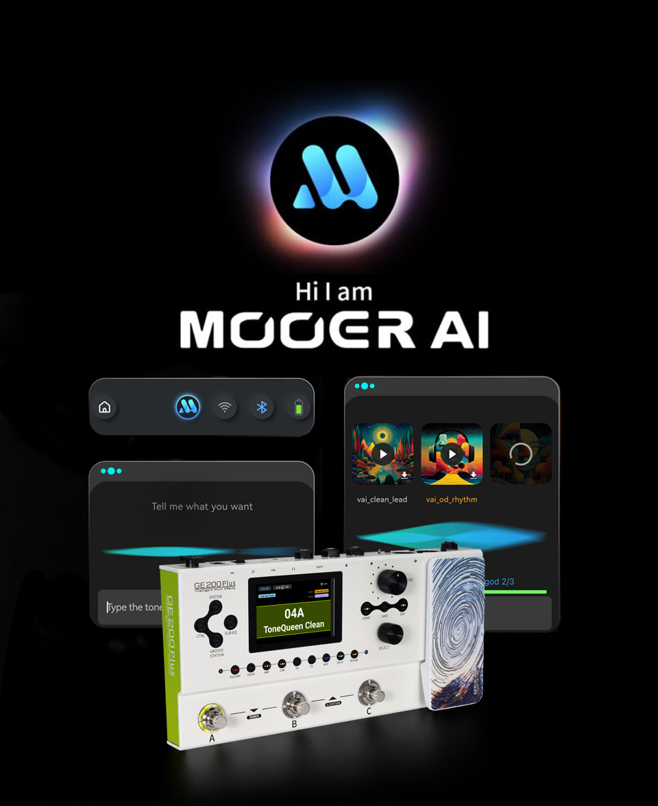 ���� Mooer Audio GE200 Plus AI ��Ƽ������ �� �̹��� 3