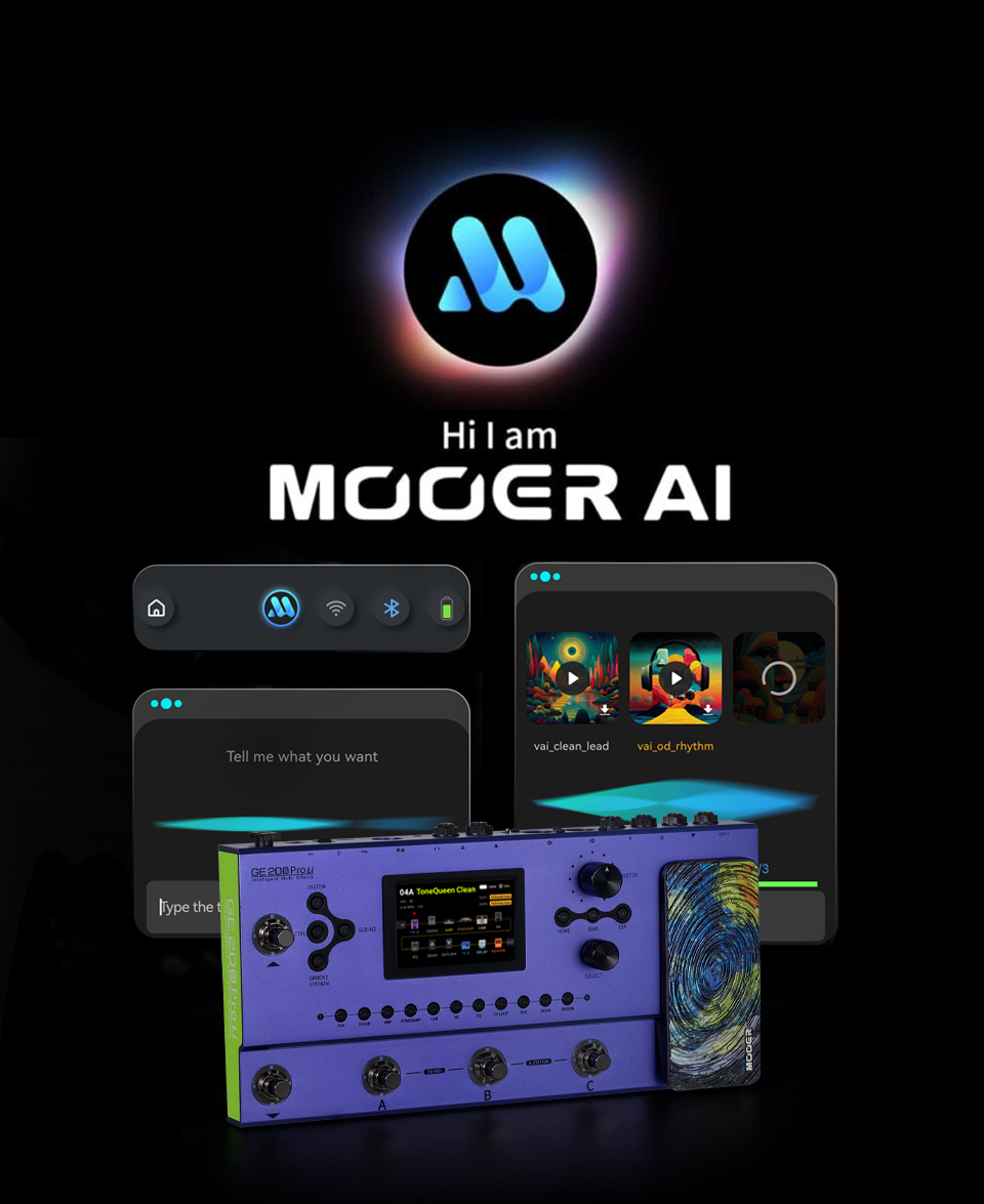 ���� Mooer Audio GE200 Pro Li ������ AI ��Ƽ������ �� �̹��� 2