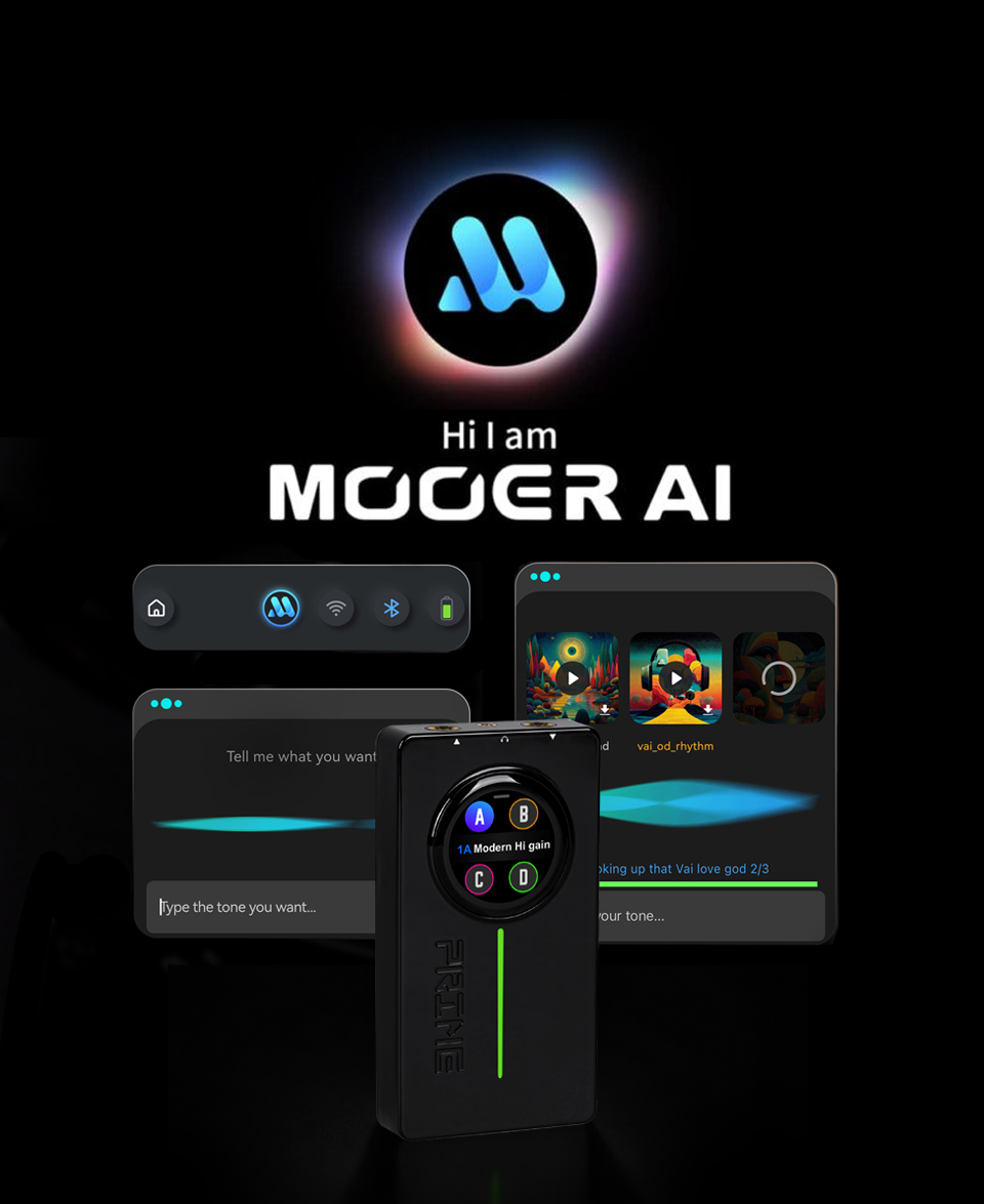 ���� Mooer Prime P2 ����Ʈ AI ��Ƽ������ (BK) �� �̹��� 2