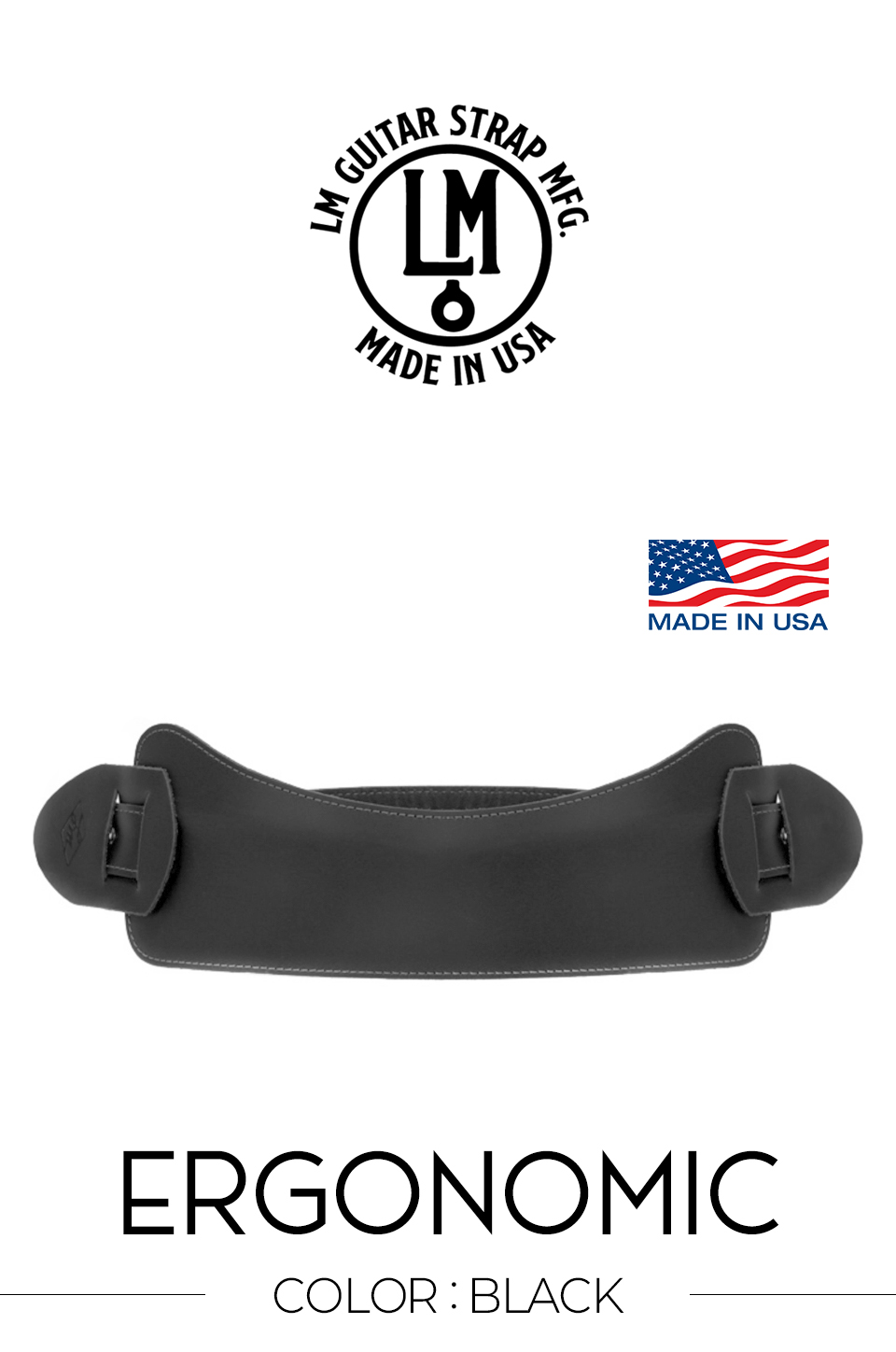 LM Ergonomic Foam Pad ��Ʈ�� (LS-322L BK) �� �̹��� 1